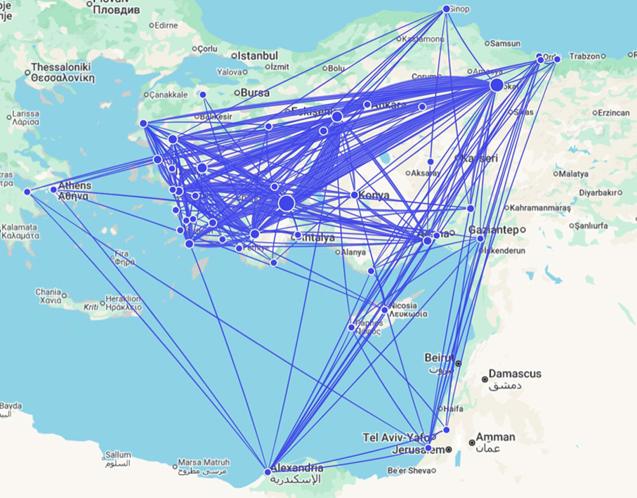 dries map
